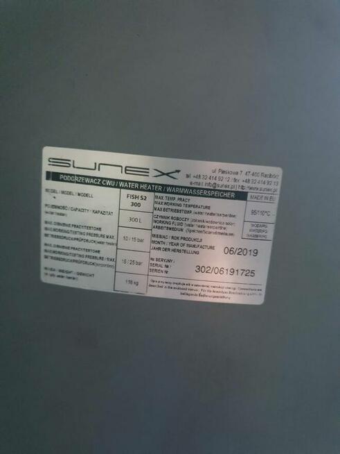 Podgrzewacz solarny i zasobnik do wody