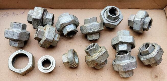 ŚRUBUNEK OCYNKOWANY 1/2 Cala 15 OCYNK GW / GW DWUZŁĄCZKA