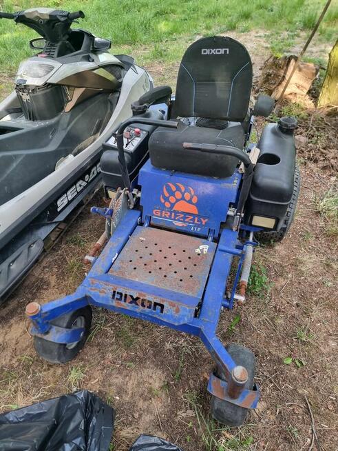 kosiarka Grizly do ogrodów i boisk, skręca w miejscu