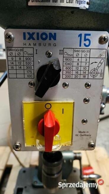 Wiertarka stołowa Ixion BT 15 STP (VARIO)
