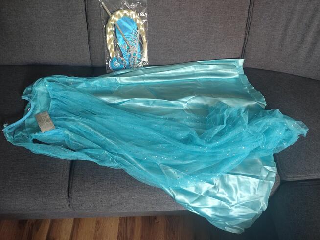 Strój Elsa nowy z metką 120 cm