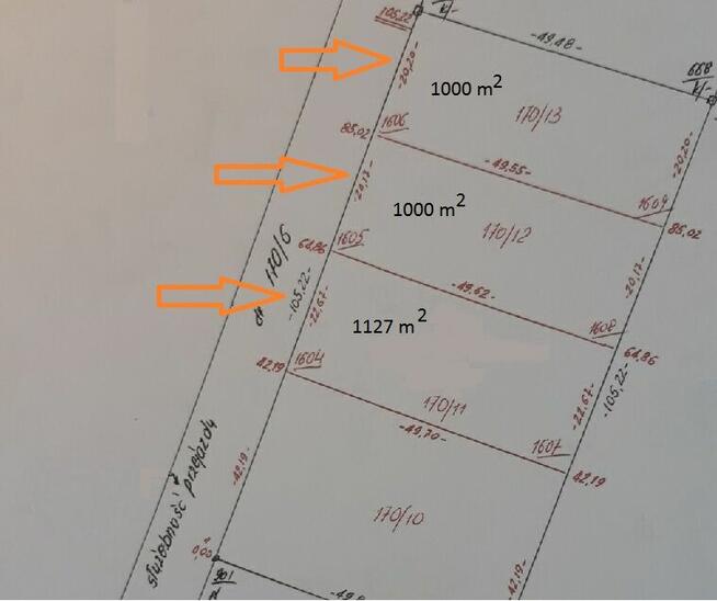 DZIAŁKA BUDOWLANA 1000 m² – BARUCHOWO, BEZ POŚREDNIKÓW