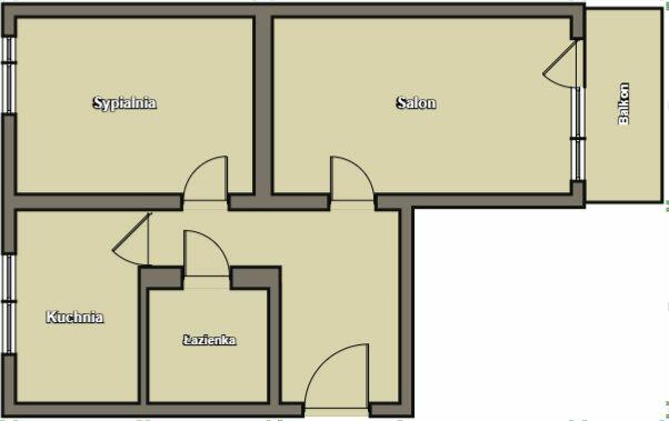 2 pok.| 42m² - Dwustronne mieszkanie w Wasilkowie