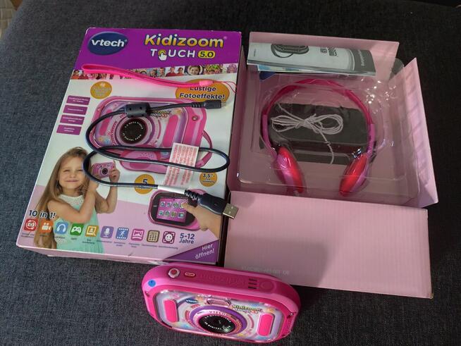 Aparaty fotograficzne KidiZoom różowy nowy