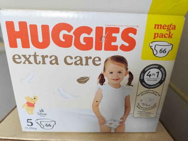 Pampersy 5 66 szt w kartonie 11-25 kg