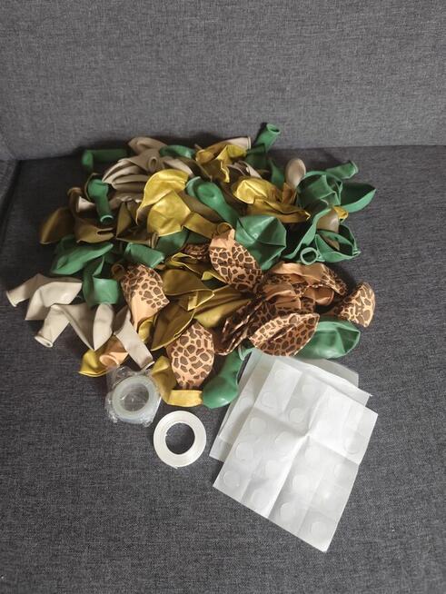 Zestaw balonów jungla ok 100 szt