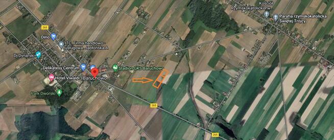 DZIAŁKA BUDOWLANA 1000 m² – BARUCHOWO, BEZ POŚREDNIKÓW