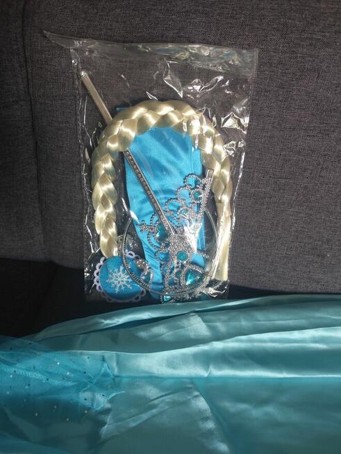 Strój Elsa nowy z metką 120 cm