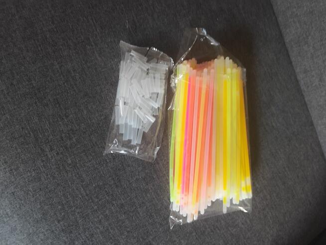 Zestaw neonowe branzoletki nowe