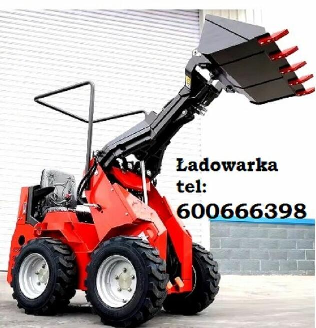 Mini ładowarka Ładowarka do przydomowych prac brukarskich og