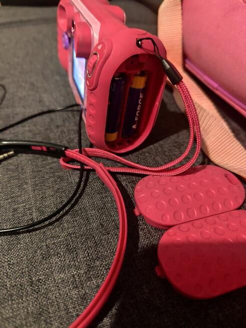 Aparat fotograficzny różowy