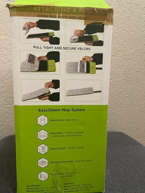 Wiadro mop płaski 1 wkład