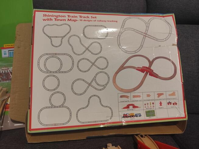 Kolejka drewniana nowa