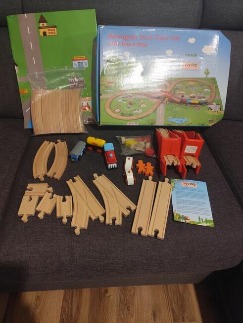 Kolejka drewniana nowa