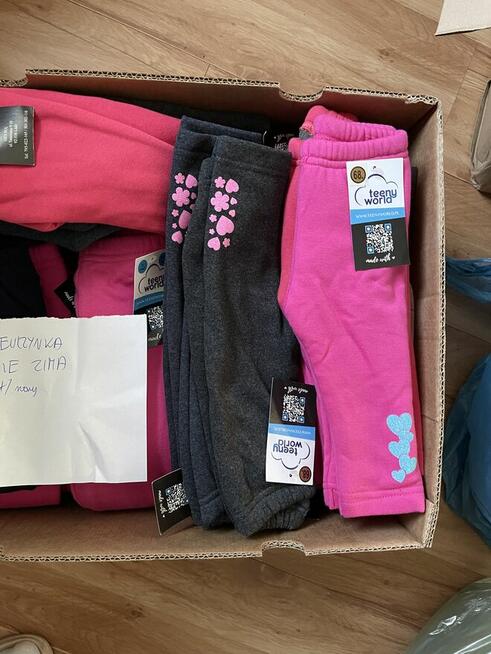 Likwidacja sklepu getry odzież dziecięca spodnie body