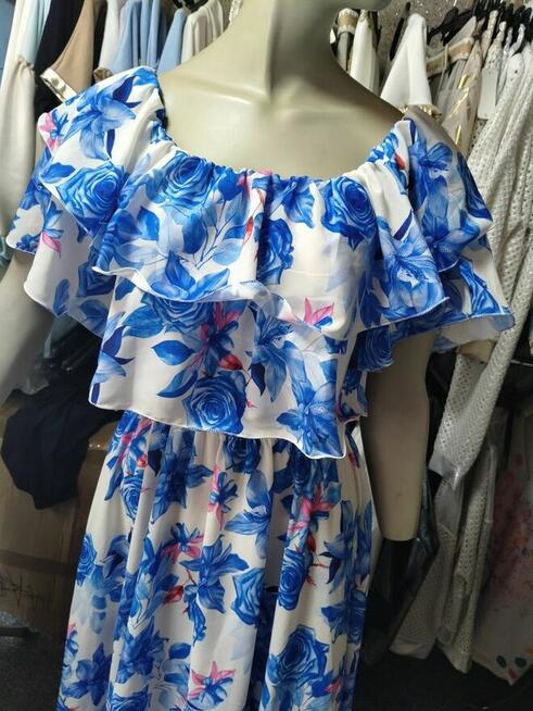 Hit! Sukienka hiszpanka w kwiaty