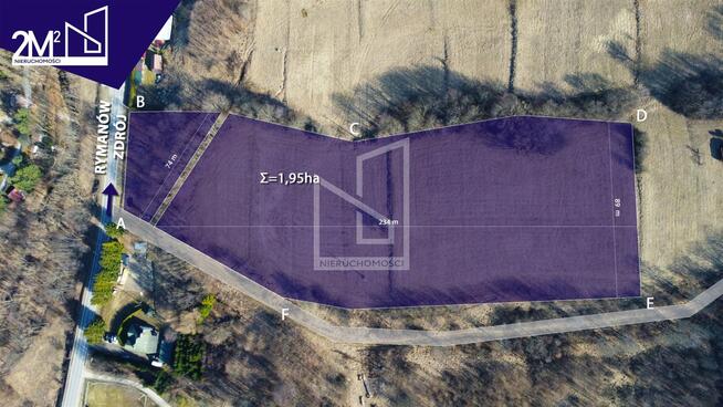 Działka inwestycyjna Rymanów-Zdrój gm. Rymanów