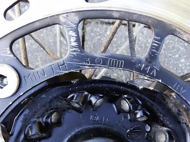 Koło felga przód 21x1.85 Takasago Japan