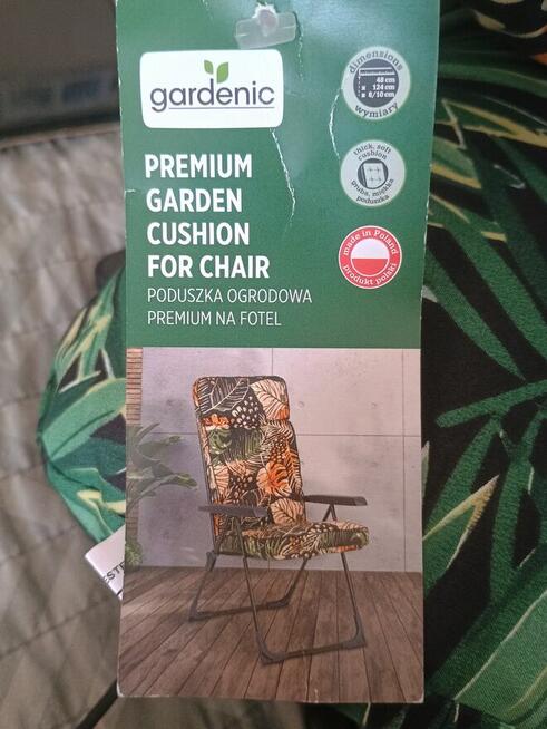 Poduszka o wym. 124X48X8/10 cm - na fotel ogrodowy