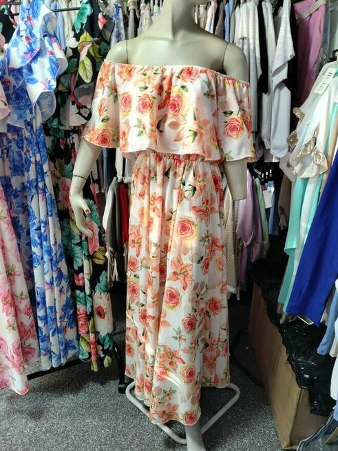 Hit! Sukienka hiszpanka w kwiaty