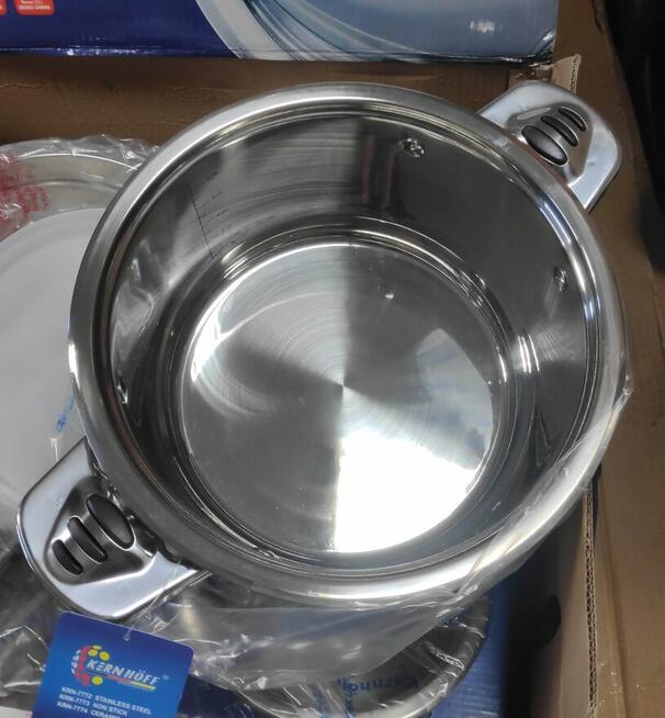 Komplet garnków stalowych bez patelni outlet 14 el