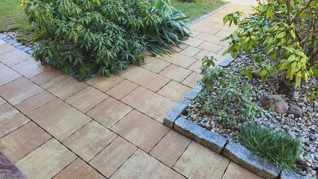 Profesjonalne czyszczenie kostki brukowej