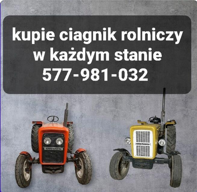 Skup ciągników i maszyn podkarpackie