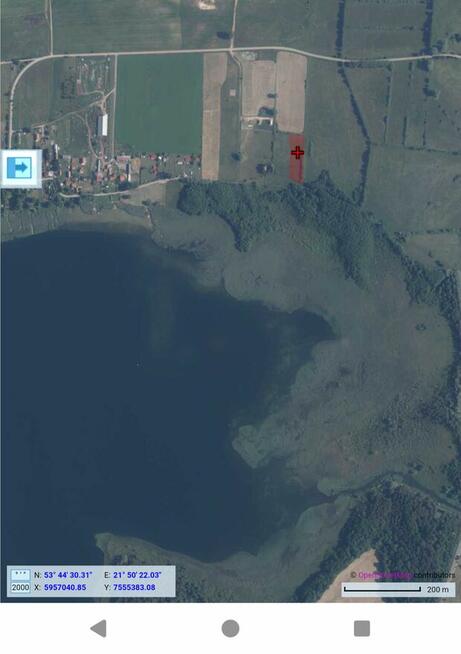 Działka rekreacyjna w Kwiku blisko jeziora Białoławki