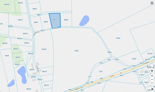 Sprzedam działkę w Kielnie - 3047m2 z mediami