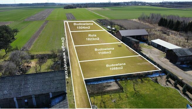 Działka budowlana Zdrowa gm. Kłomnice,