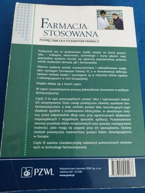 Sprzedam książkę - Farmacja stosowana