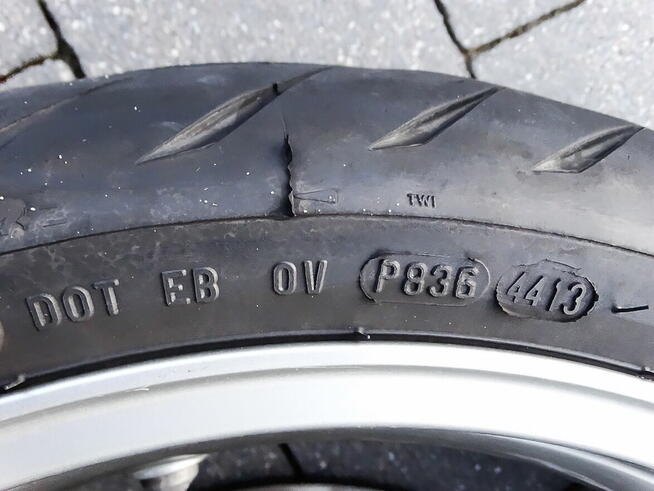 Koło przednie 17 x 3.50 Triumph