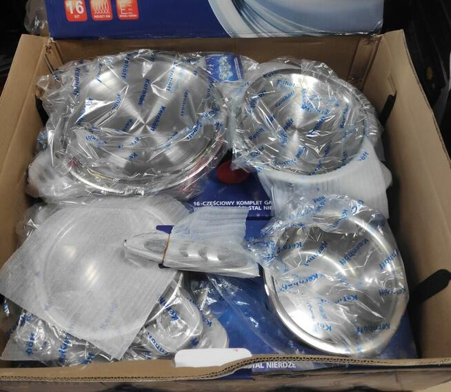 Komplet garnków stalowych bez patelni outlet 14 el