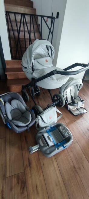 Wózek DADA PARADISO 2W1+FOTELIK Z BAZĄ AVIONAUT