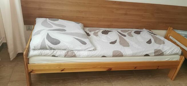 Sprzedam 30 łóżek sosnowych z materacami