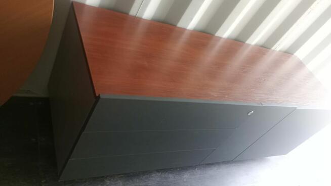 Komoda biurowa antracyt szafka RTV