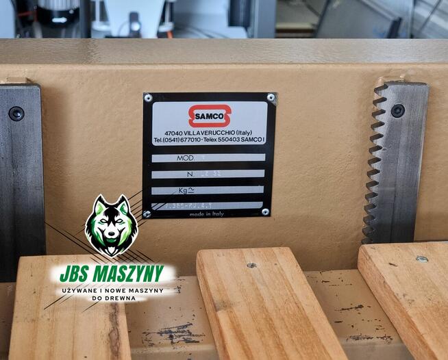 Szlifierka długotaśmowa SAMCO elektryczna regulacja stołu!