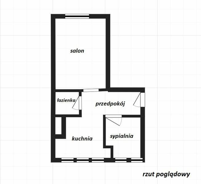 Mieszkanie 2 pokoje Lubicz Górny Rataja