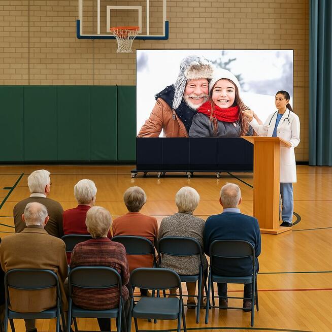 Wynajem ekranu LED na tergi, eventy , konferencje