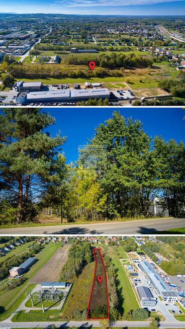 Działka usługowa Brzesko