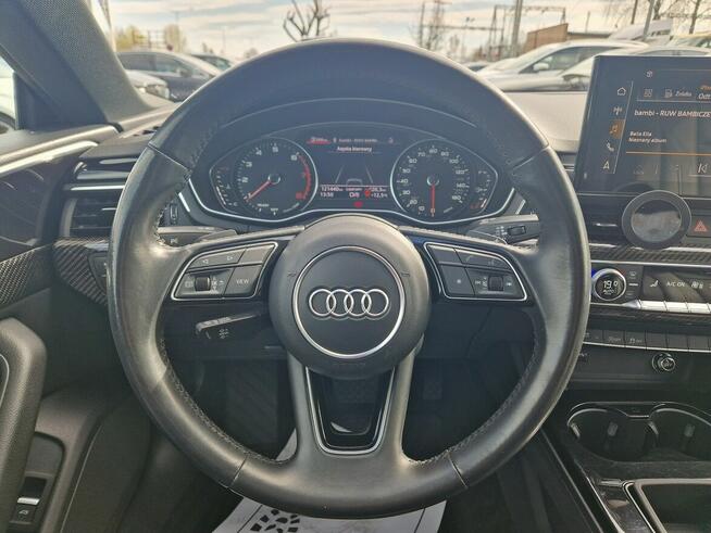 Audi A5 Radar*CarbonoweListwy*StanWzorowy*Szyber*Led*Skóra*Kamera*Ele.Klapa