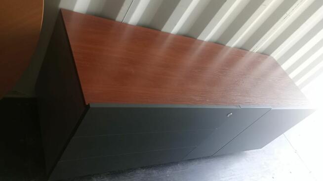 Komoda biurowa antracyt szafka RTV