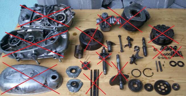 Części SIMSON Schwalbe KR51 Duo SR4 Sperber Habicht Star