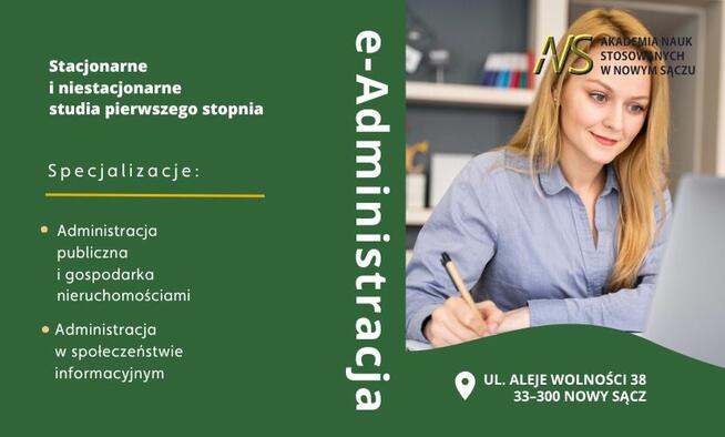 Studiuj E-Administrację na Akademii Nauk Stosowanych w Nowym