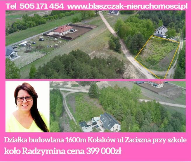 Działka budowlana 1270m Wołomin ok Sasina Lwowska