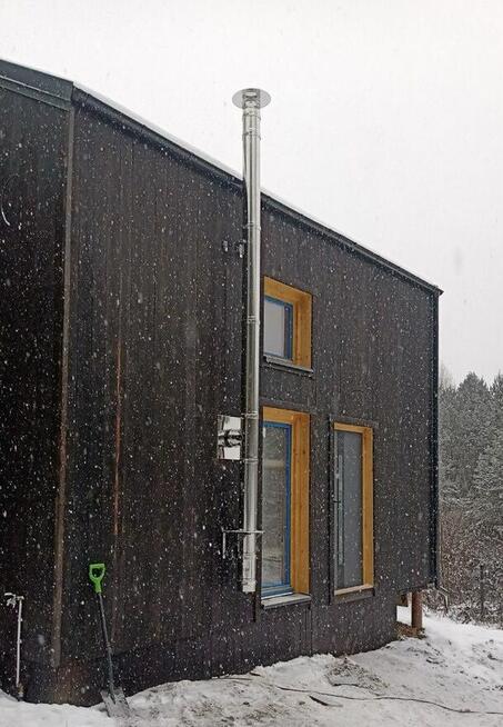 Komin izolowany - czyste powietrze