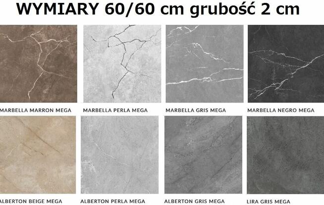 donice do ogrodu i do domu gresowe 59,5/59,5 grubość 2 cm