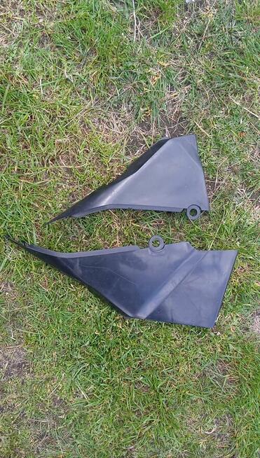 Plastiki białe KTM SX 65 2012-2015/ Yamaha dt 50 SM