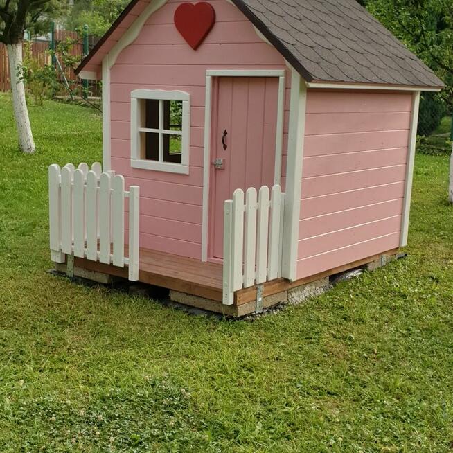 Domki z drewna dla dzieci, architektura ogrodowa.