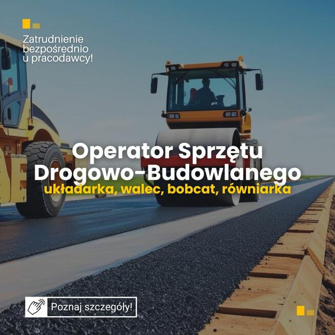 Operator układarki mas bitumicznych